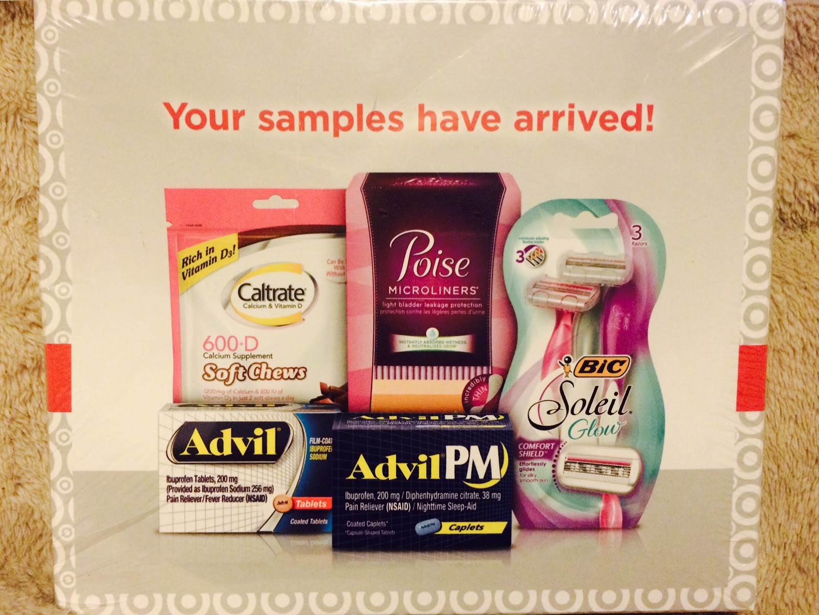 Totally Oblivious Beauty: My Target Free Sample Box has arrived!
