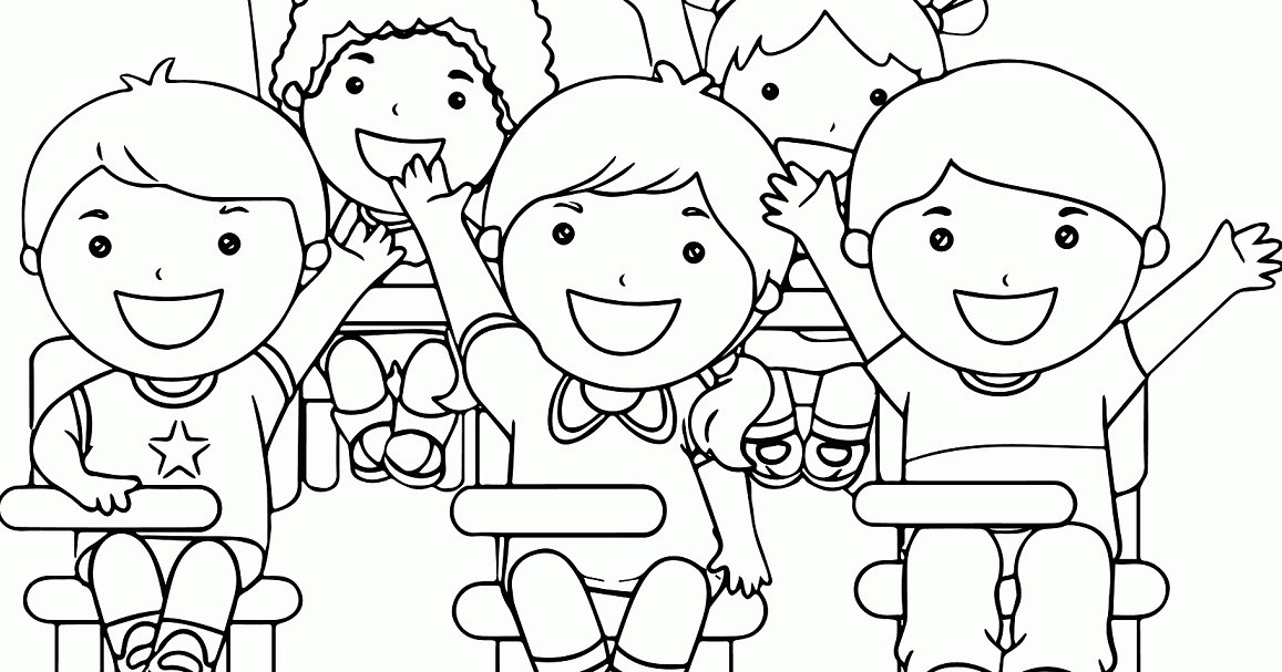 Kumpulan Gambar Sekolah Kartun Hitam Putih | Galeri Kartun