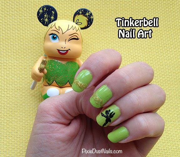 Pixie Dust Nails Tinkerbell Nail Art