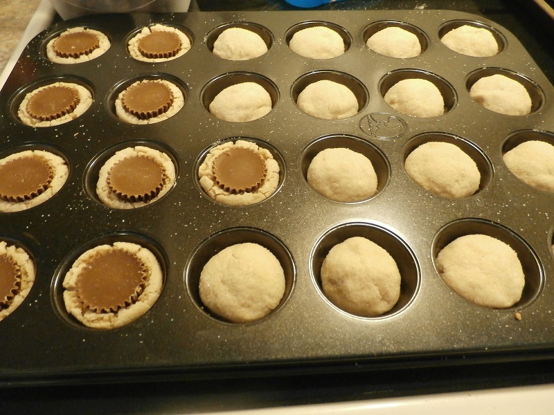 Sam's Place Mini Reese's Peanut Butter Cup Cookies