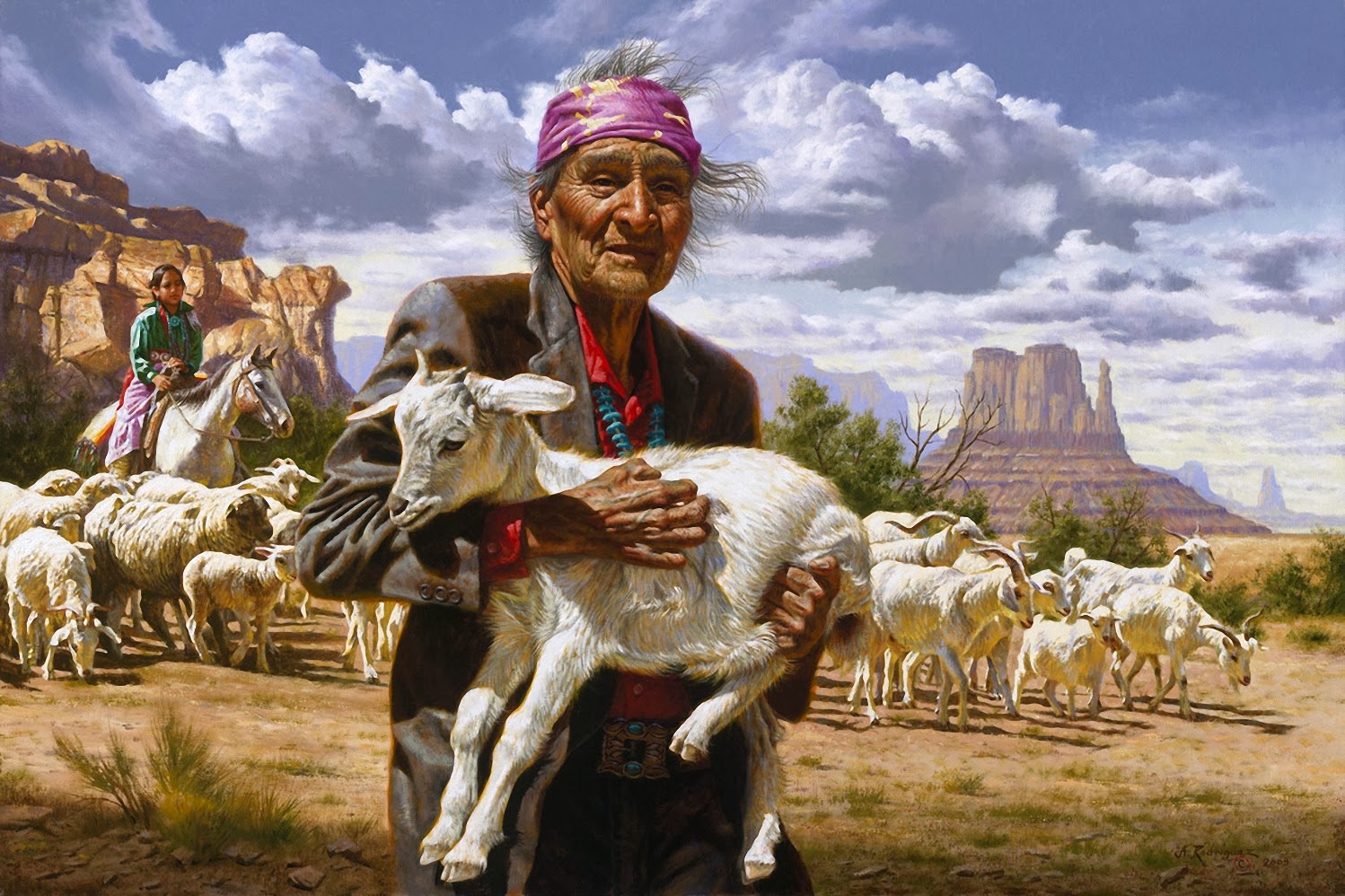 Leo rojas одинокий пастух. индеец на лошади. фоусет, джон. художник альфредо родригес alfredo rodriguez. эквадор города эквадора.