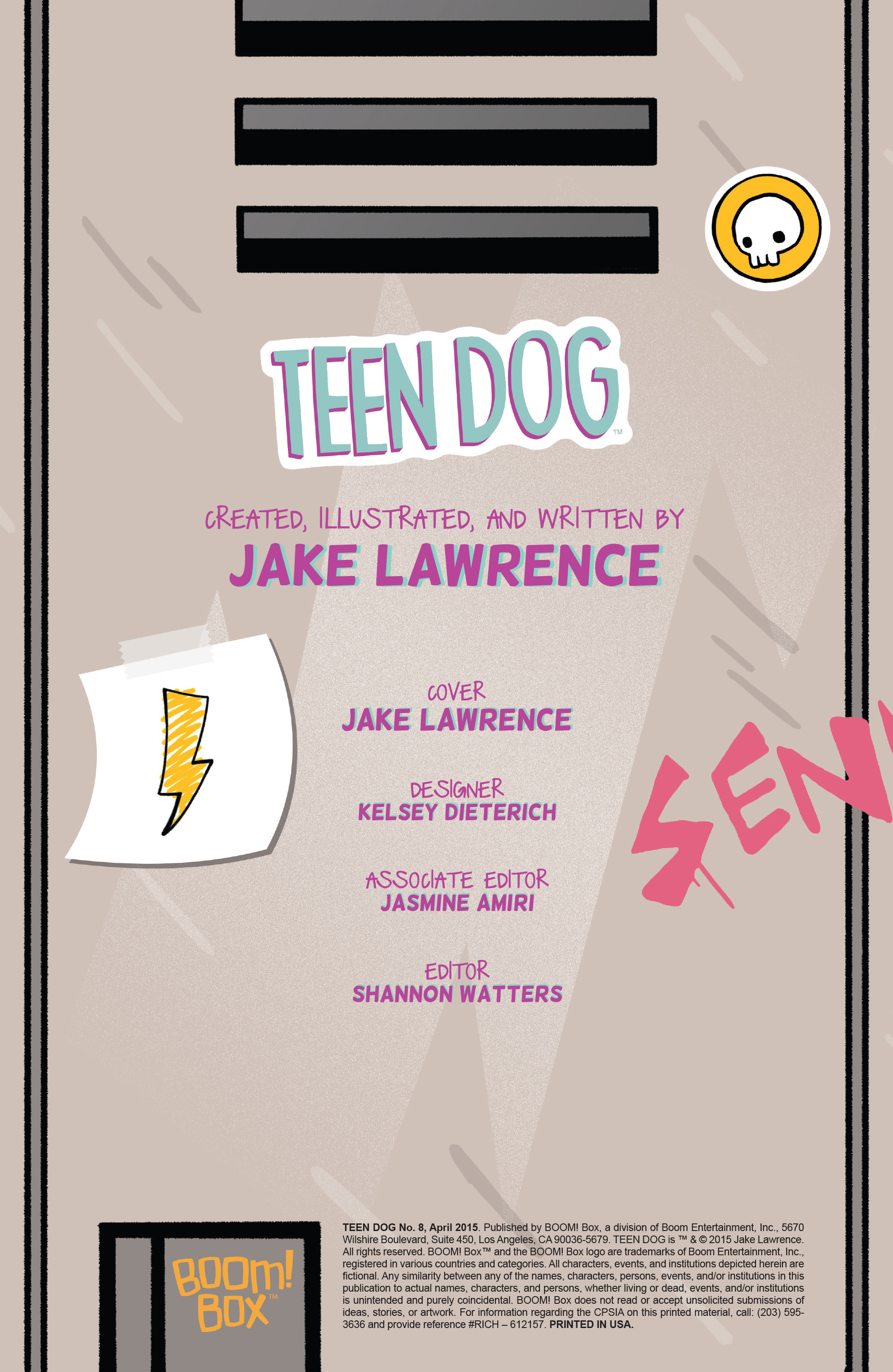 Read online Teen Dog comic -  Issue #8 - 2