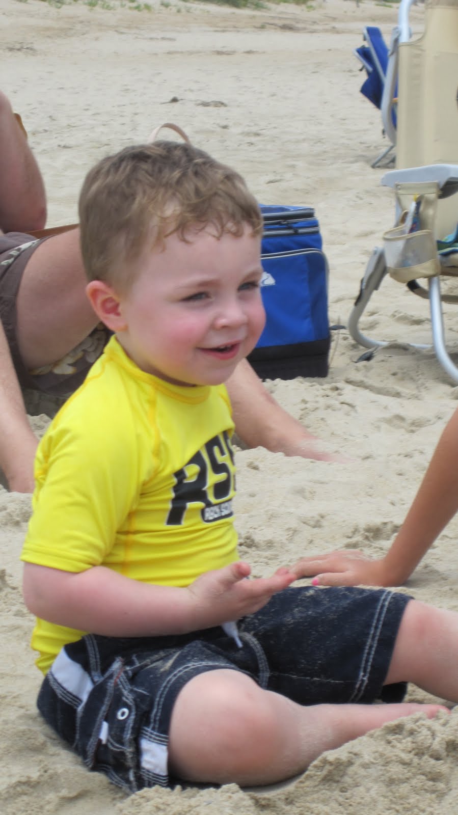 The Young Family Nags Head, NC Day 1 Beach