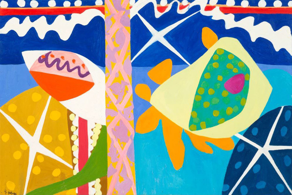 The Tide That Laps Against The Shore, Gillian Ayres RA, Royal Academy Summer Exhibition 2017