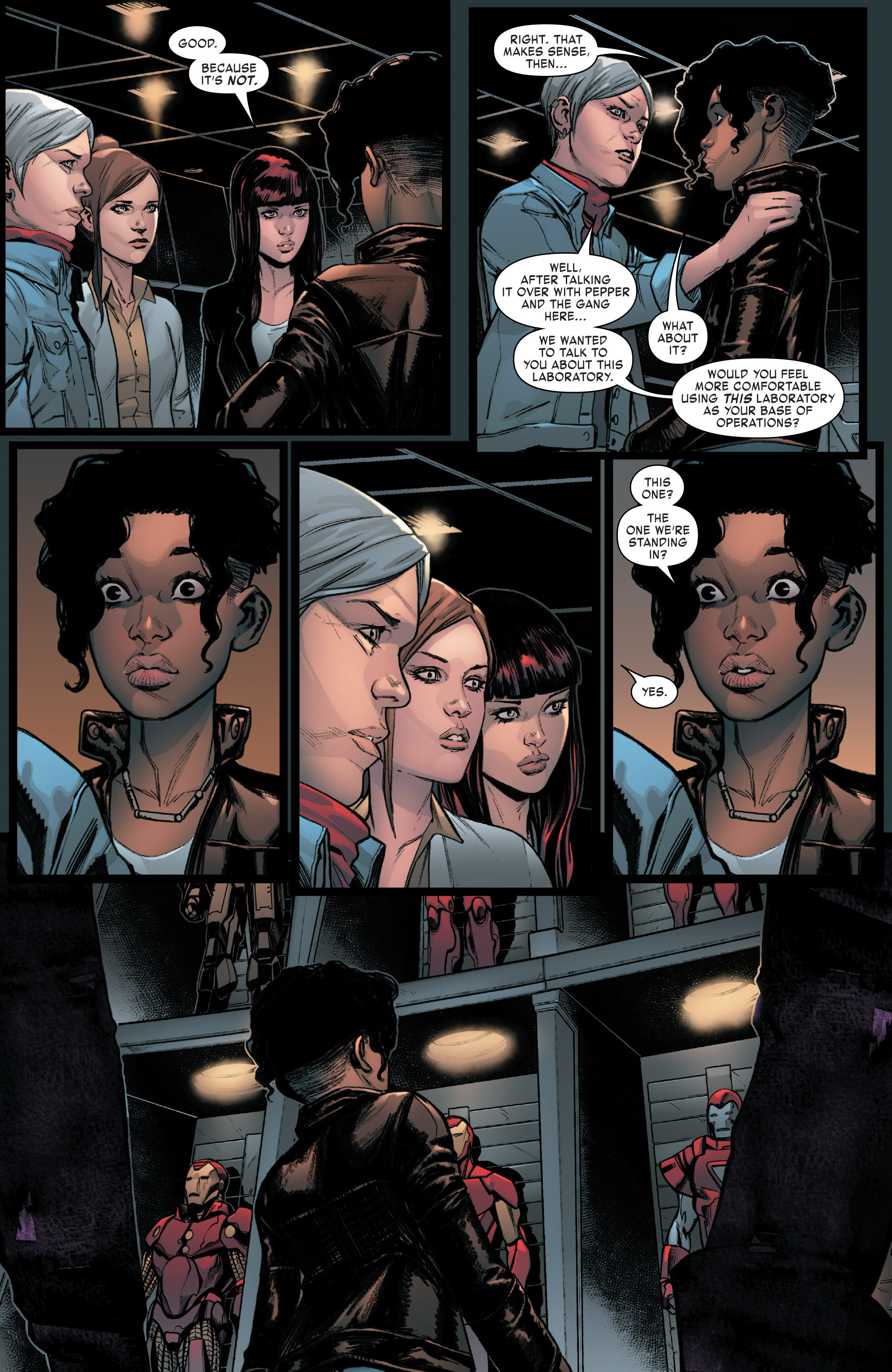 Read online Invincible Iron Man (2016) comic -  Issue #6 - 7