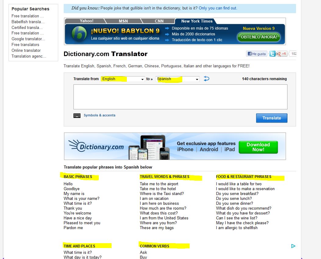 Ocho Traductores en s como comparar traducciones