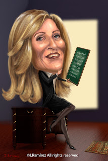 carmen tomás humor caricature imagen