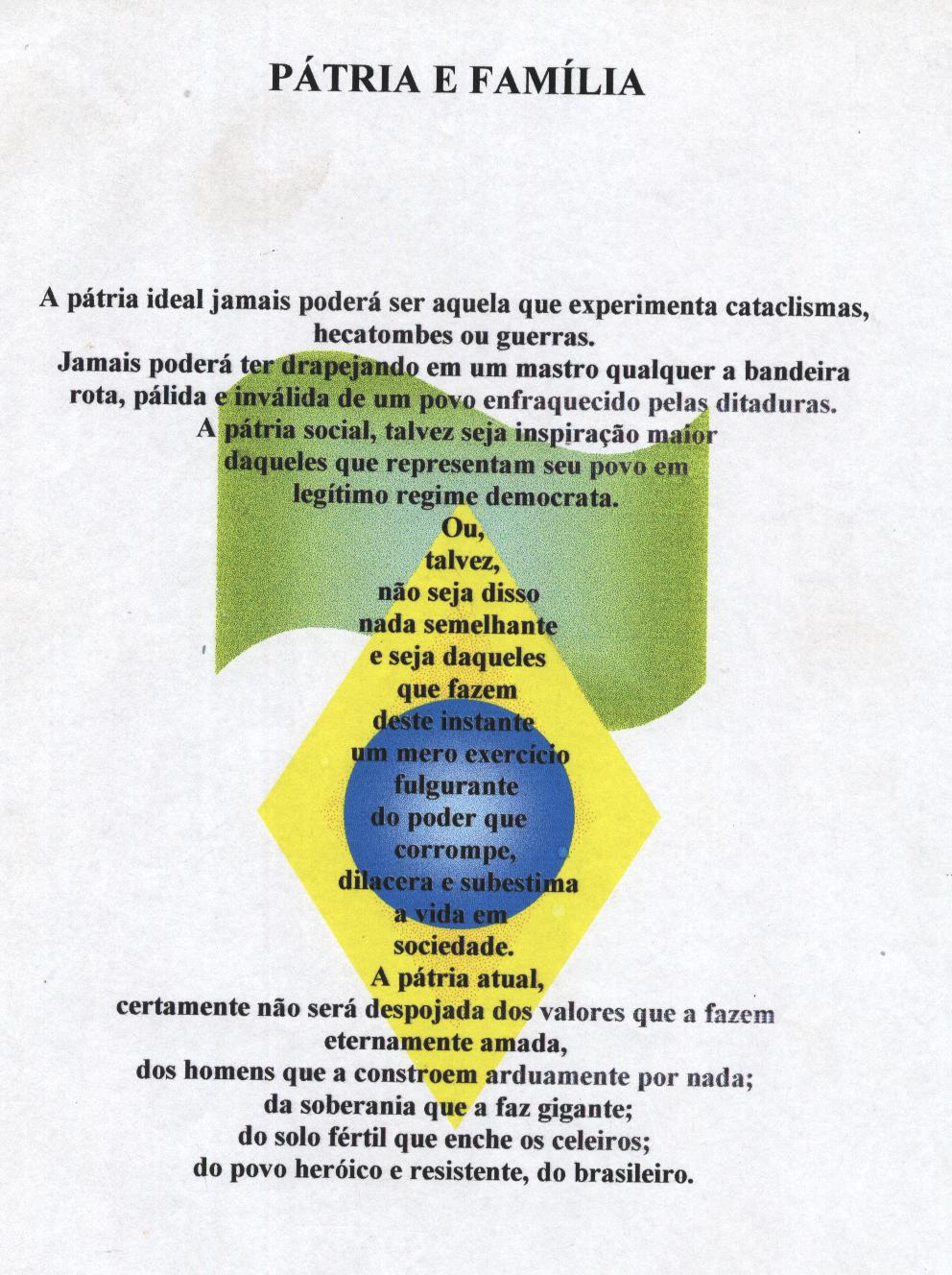 Poema Brasil Terra De Fartura EDUCA