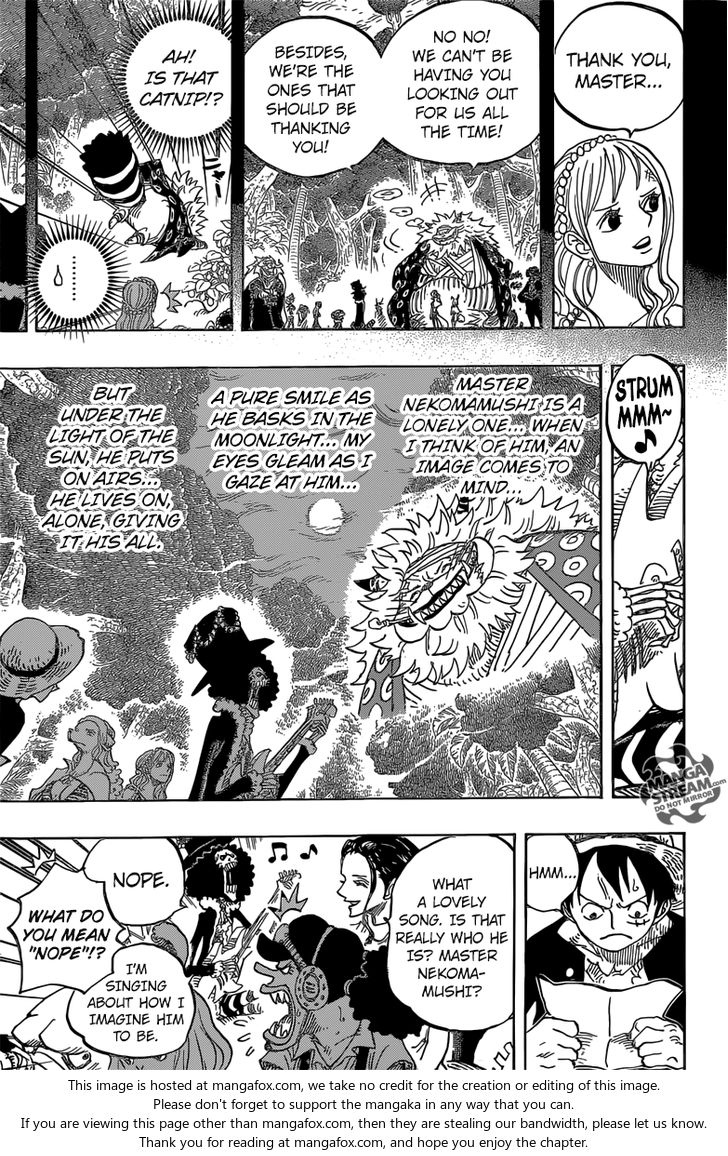 One Piece Ch.814: Let's Go to See Master Nekomamushi
