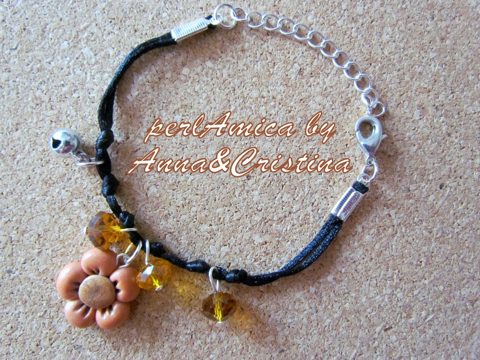 Bracciale Amicizia Oro Rosa Con Cuore Pavé E Cristalli Zircondia – Philip Jones - 5