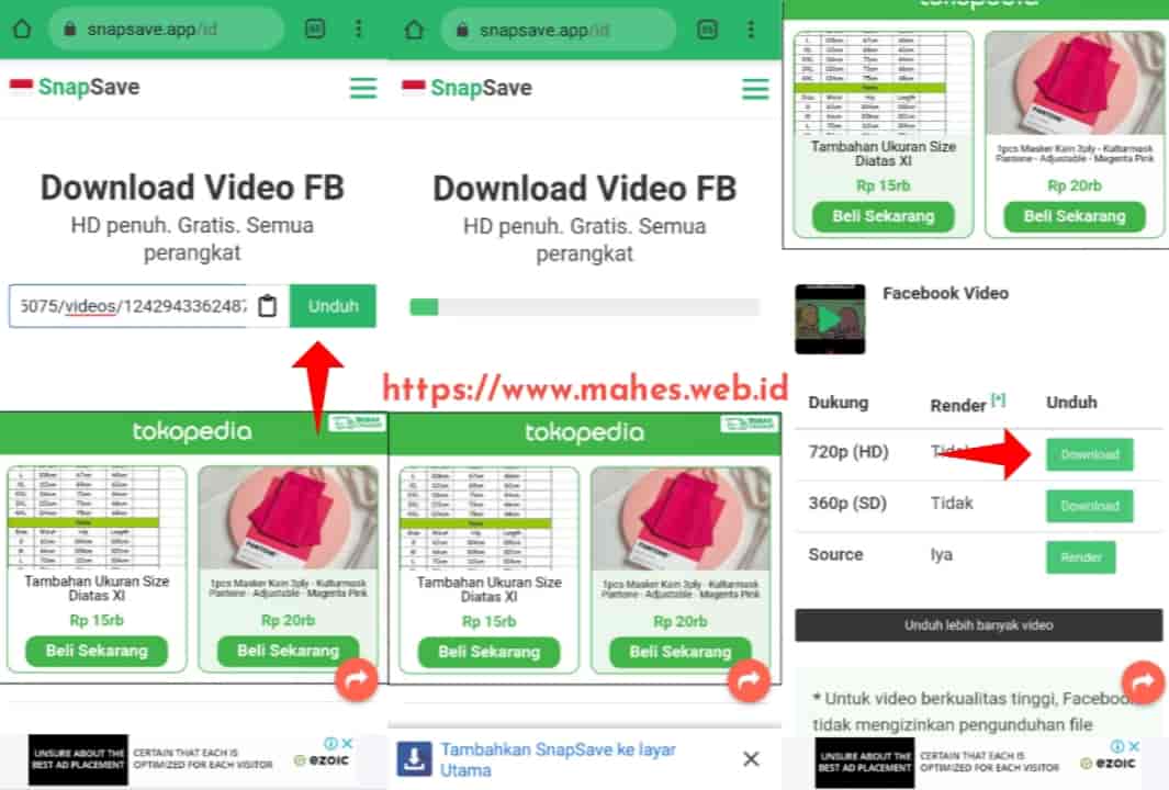 5 Cara Menyimpan Video Facebook Ke Galeri Tanpa Aplikasi MahesWeb