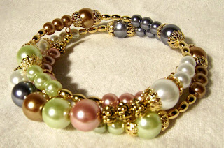 Chic & Classy Pastel Bracelet from Gigi Colette Etsy Shop