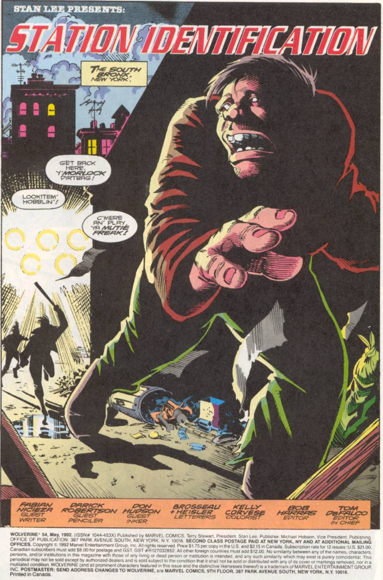 Read online Wolverine (1988) comic -  Issue #54 - 2