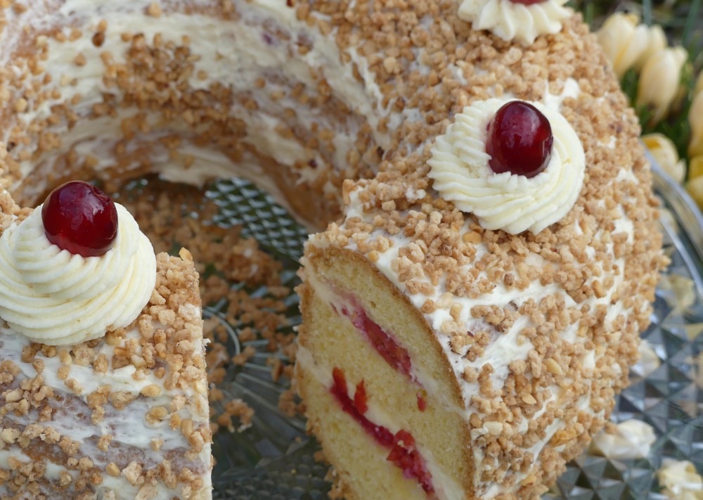 Barbaras Spielwiese: Frankfurter Kranz - Wir gugeln uns zum Geburtstag!