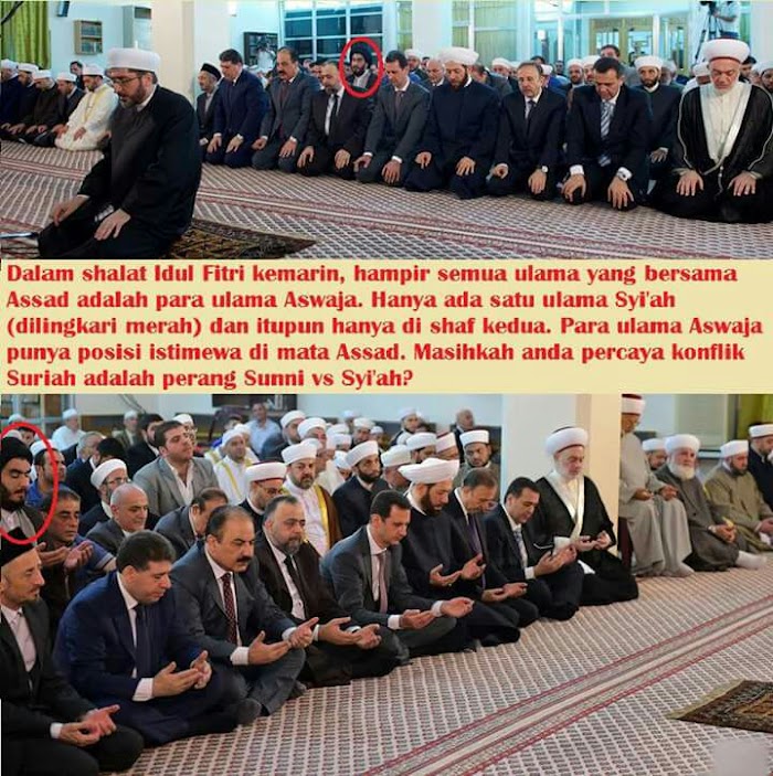 SEBARKAN PADA DUNIA KONFLIK SURIAH BUKAN KONFLIK SUNNI VS SYI'AH!