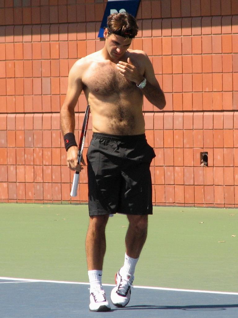 Roger federer shirtless Sports Wallpapers. 