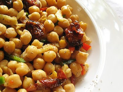 gingered chickpea salad