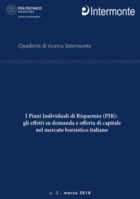 I Piani Individuali di Risparmio (PIR): gli effetti su domanda e offerta di capitale nel mercato borsistico italiano