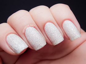 Chalkboard Nails: OPI Solitare Liquid Sand nail polish