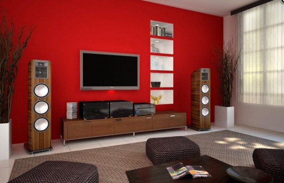decora y disena: 5 Salas de Estar con TV Estilo Moderno