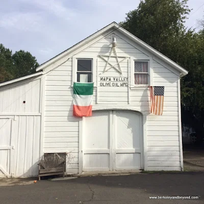 exterior of Napa Valley Olive Oil Manufacturing Co. in St. Helena, California