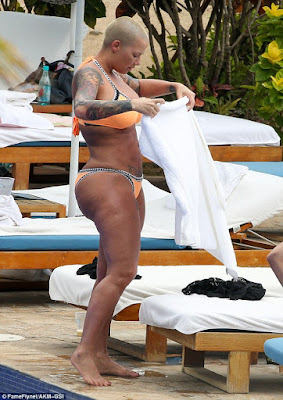 Amber Rose Puts Her Hot Curves On Display In Bikini Photos Waploaded
