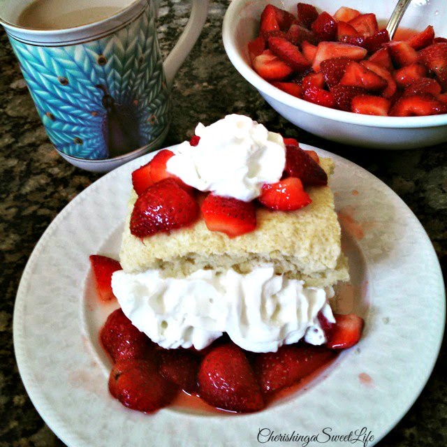 Cherishing A Sweet Life: Easy Southern Strawberry Shortcake