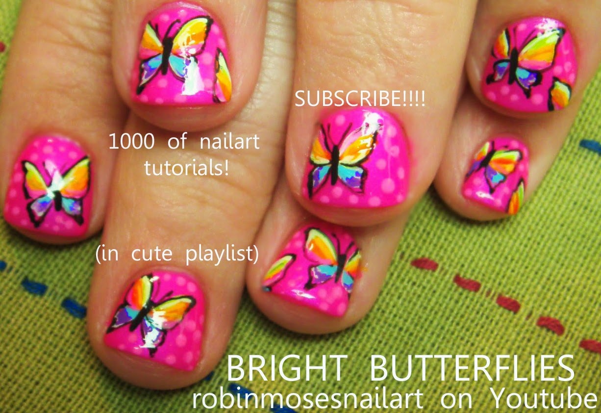 1. Simple Butterfly Nail Art Tutorial - wide 3