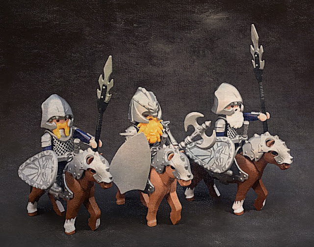 Playmobil custom fantasy dwarves warriors