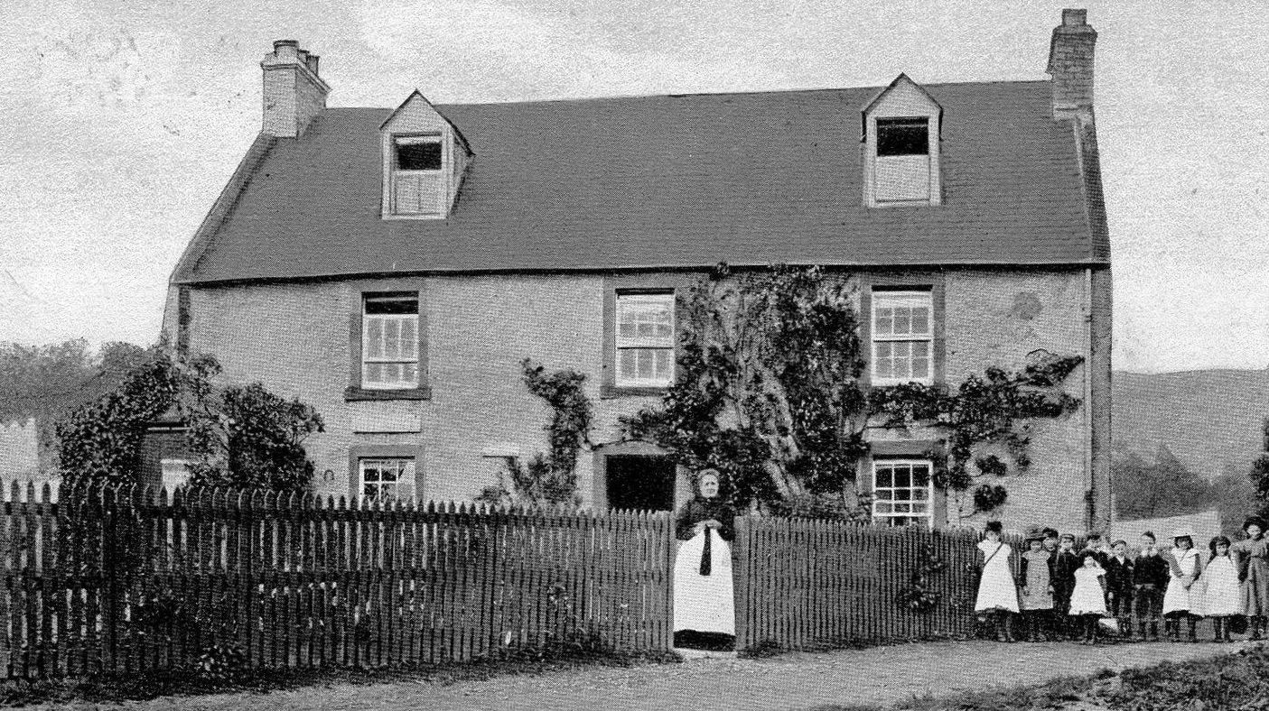 Tour Scotland Old Photograph Post Office Gattonside Scotland