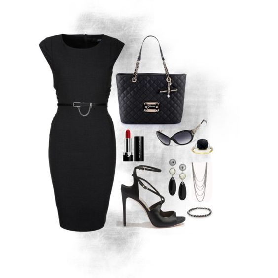 black shift dress workwear