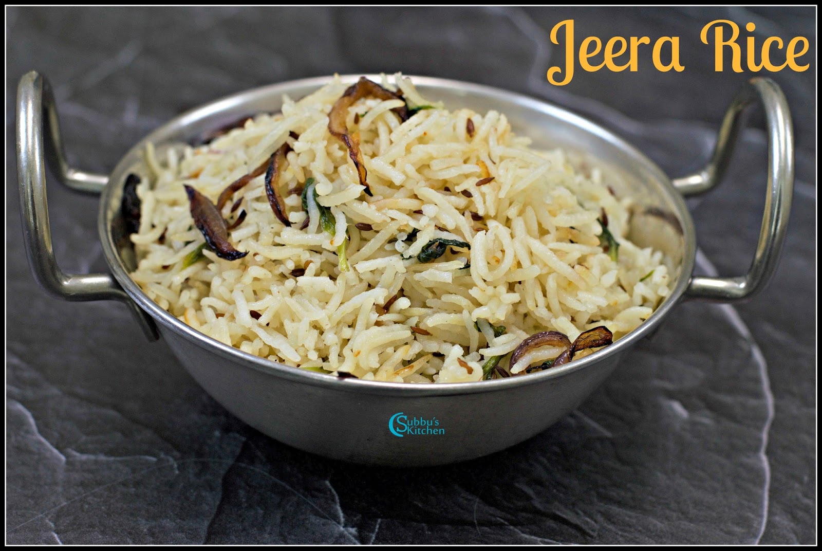 Jeera Rice Subbus Kitchen