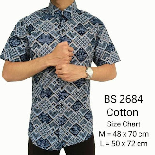 Model Baju Batik Pria Kombinasi Terbaru