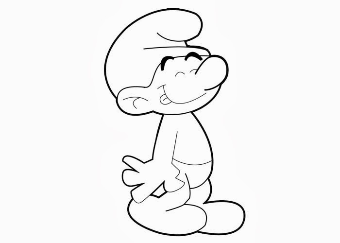Smurf coloring page | Free Coloring Pages and Coloring Books for Kids