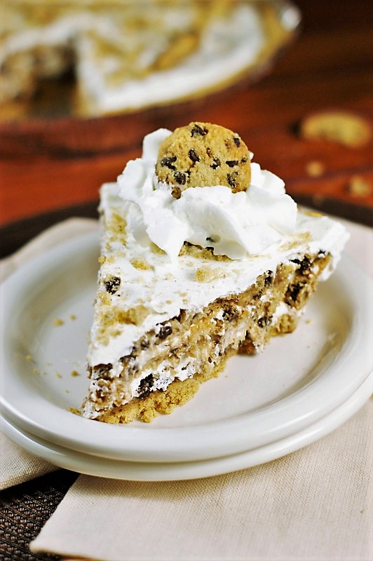 NoBake Chocolate Chip Cookie Pie {made with Chips Ahoy!} The Kitchen