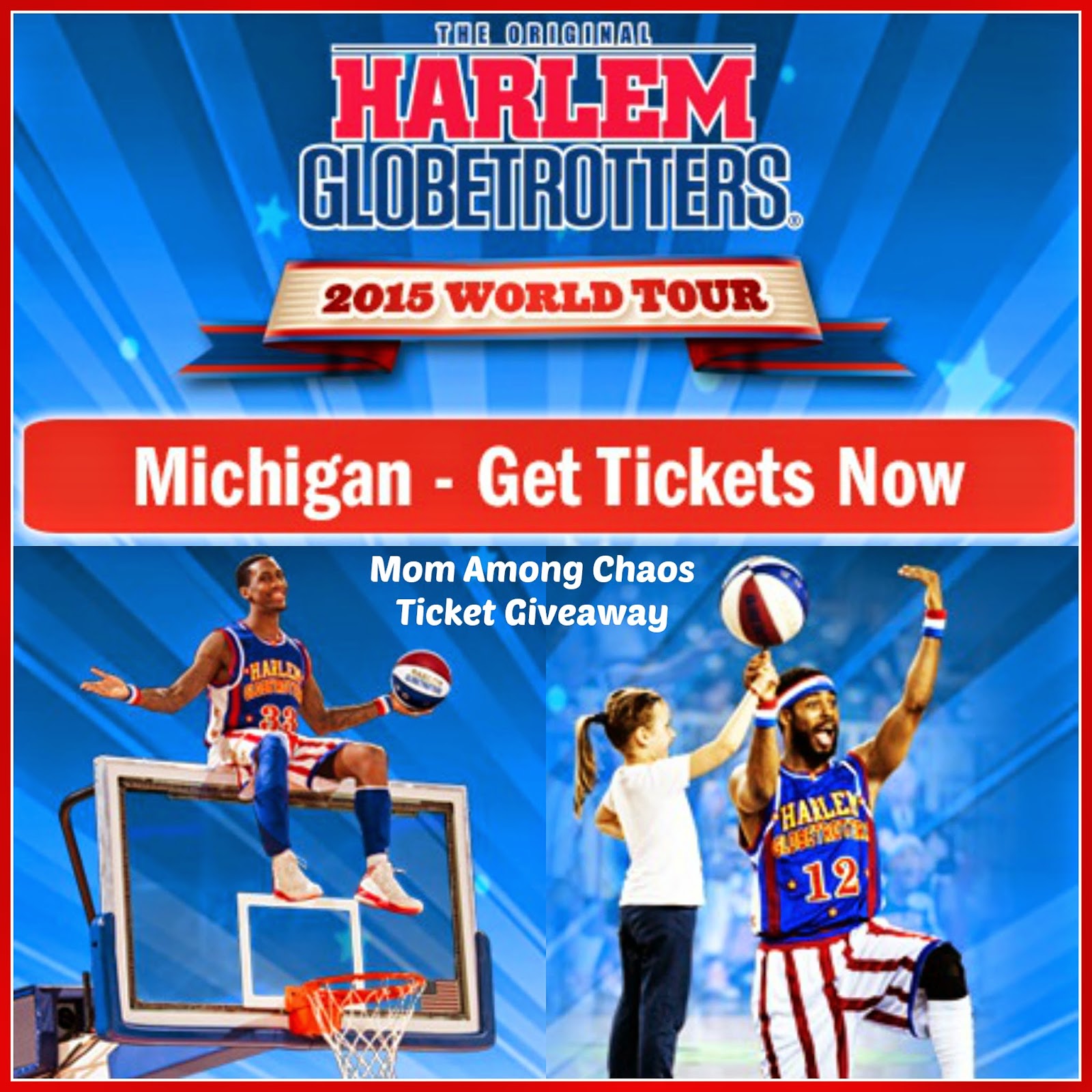 harlem globetrotters, baskeball, family, fun, event, entertainment, The Palace of Auburn Hills, Detroit, giveaway, photos,