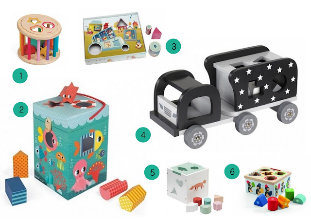 sortery, zabawki na 1 urodziny dziecka