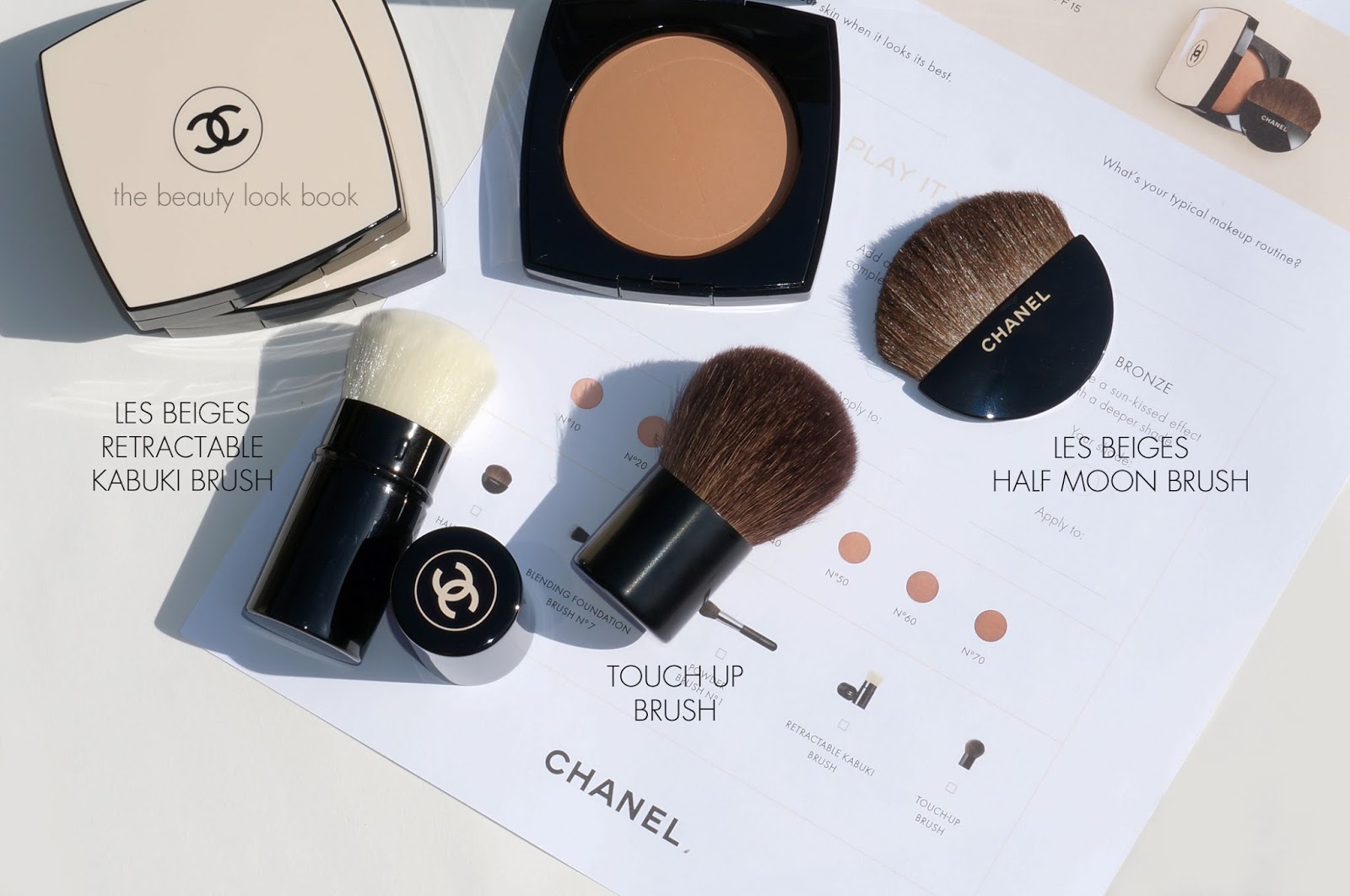Chanel Les Beiges Healthy Glow Sheer Colour SPF 15 Powders N° 20, 30 and 40  - The Beauty Look Book