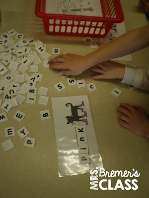 Color Words activities for Kindergarten and First Grade- perfect as literacy centers!