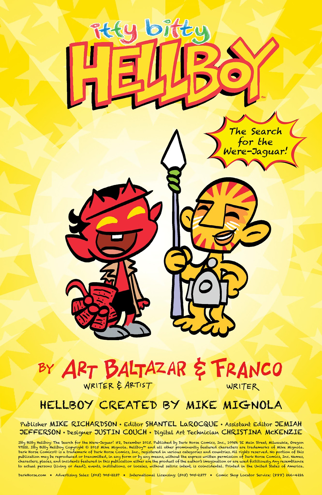 Read online Itty Bitty Hellboy: The Search for the Were-Jaguar! comic -  Issue #2 - 2