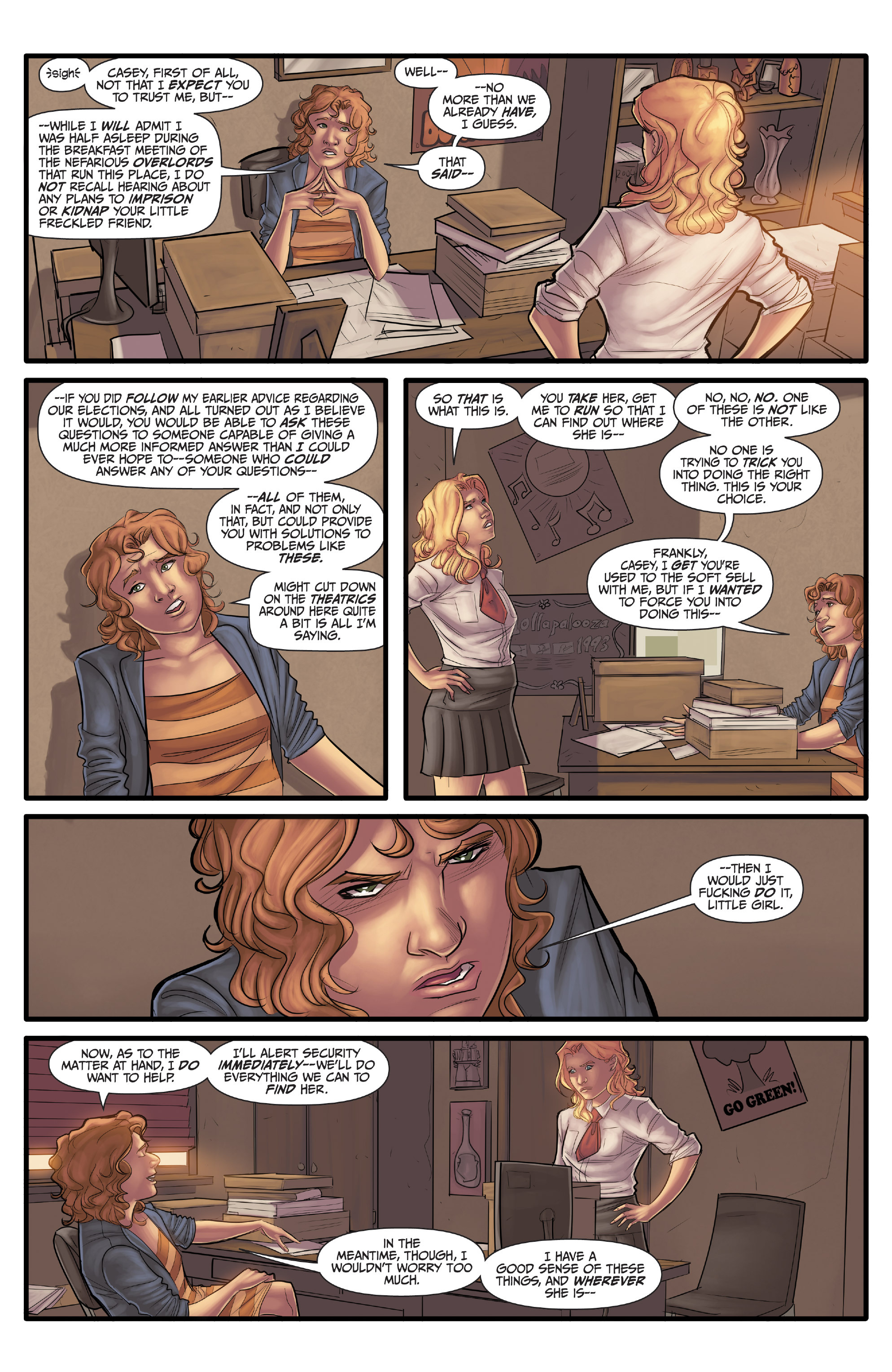 Read online Morning Glories comic -  Issue #42 - 9