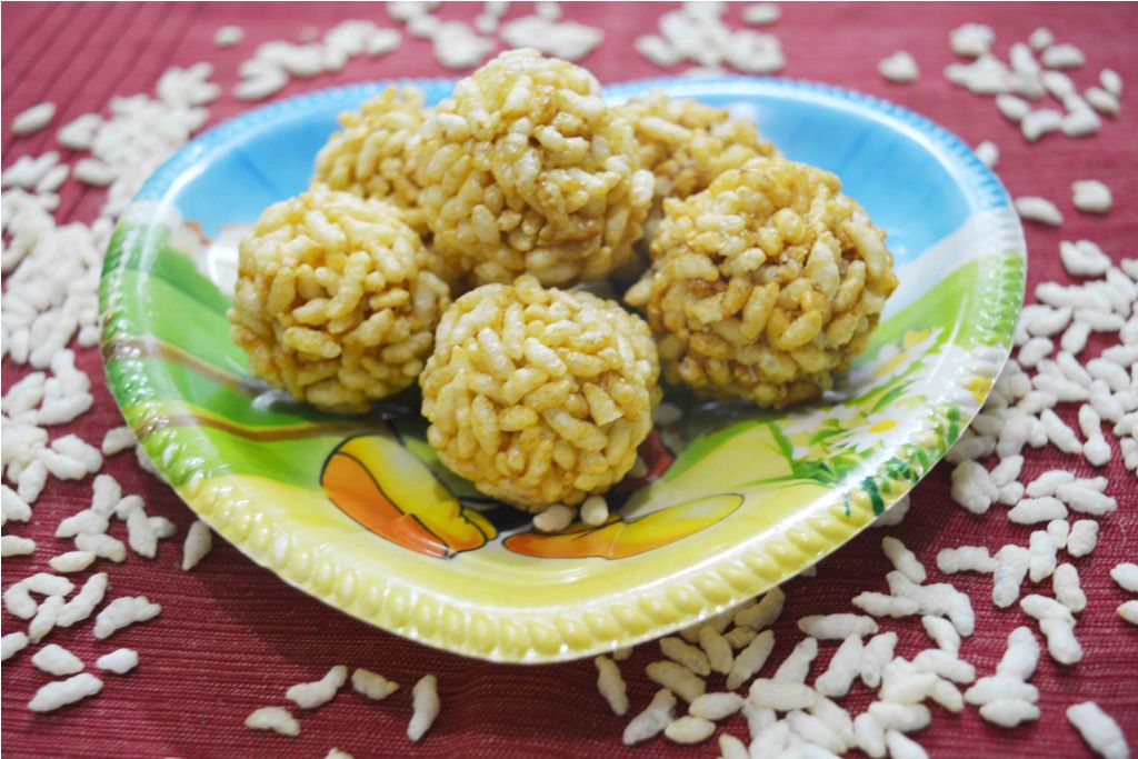 Puffed Rice Balls Recipe Yummy Foods