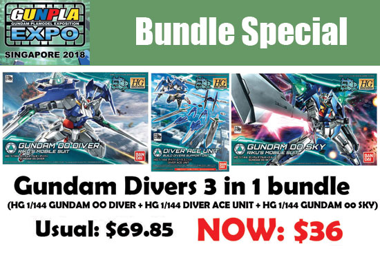 Gunpla Expo 2018 Gundam Diver offers