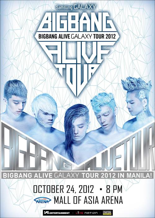 Ticket Prices BIGBANG LIVE in Manila 2012