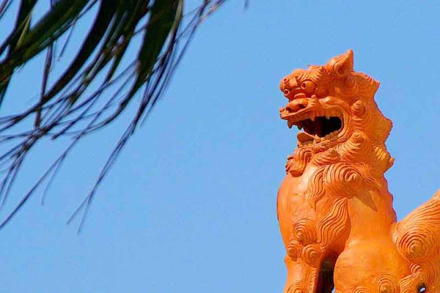 Statue, Shisa, Lion dog