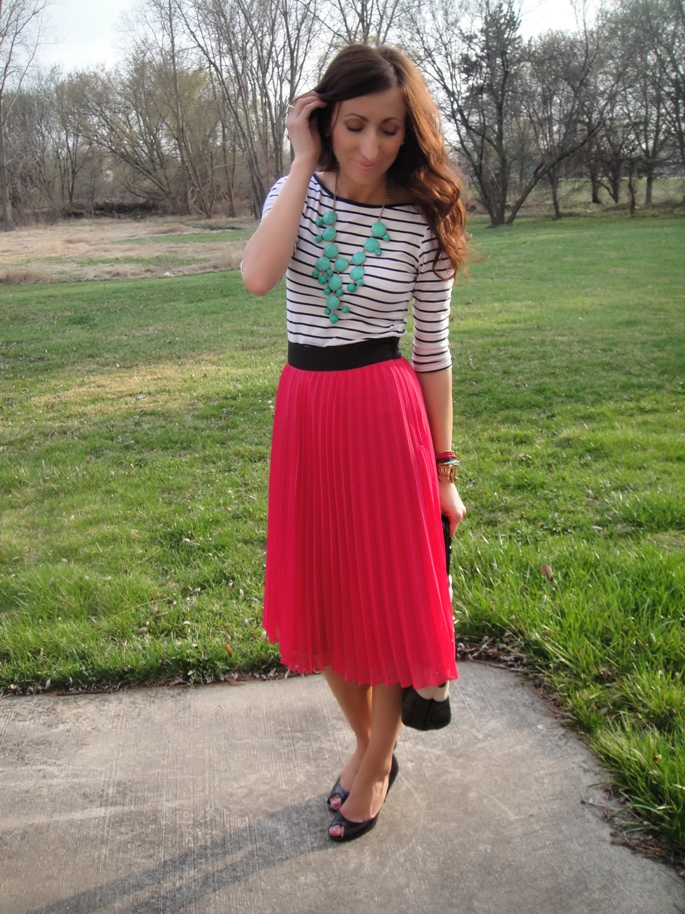 pink pleats | Lilly Style