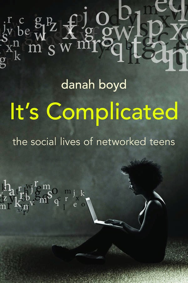 Image book cover: It's Complicated The Social Lives of Networked Teens by Danah Boyd from http://www.openculture.com/2014/03/download-a-free-copy-of-danah-boyds-book-its-complicated-the-social-lives-of-networked-teens.html