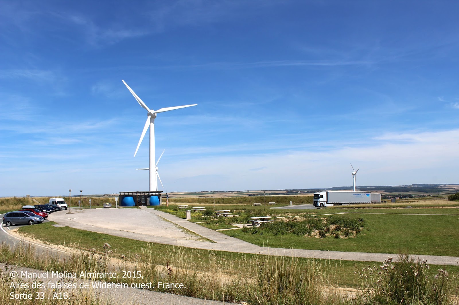 ASTRONOMIAYRUTAS. Canal de la Mancha visto desde Francia
