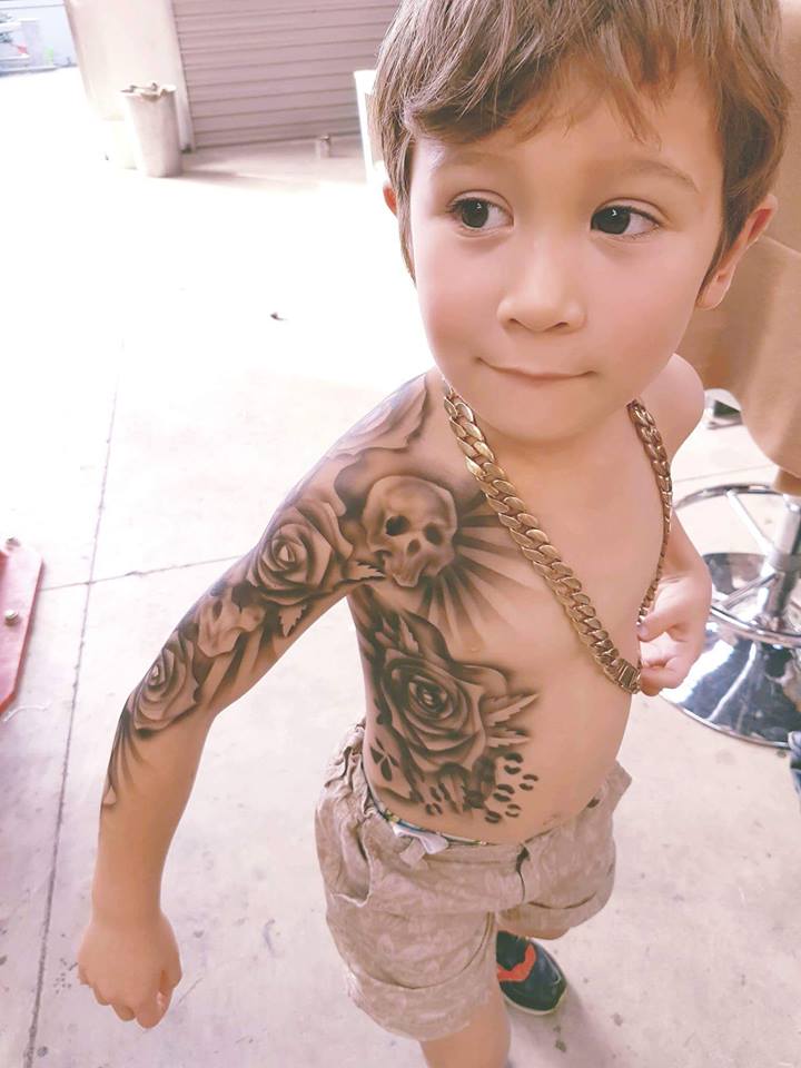 estera Objetor Negociar Enroque de ciencia: Tatuajes infantiles