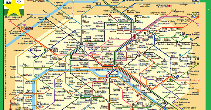 PLAN METRO PARIS - PLAN INTERACTIF METRO 75: Interactive map of metro ...